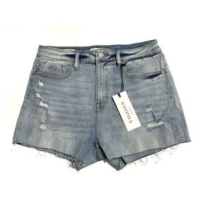 Vigoss High Waisted Friday Denim Shorts 30